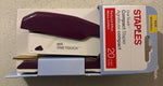Staples One Touch Compact Stapler - Reduced effort 20 Sheets - Purple Color