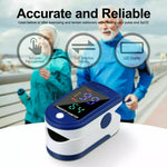 Finger Tip Pulse Oximeter Meter SpO2 Oxygen Saturation rate Monitor - Pack of 2