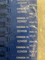 Plastic Seal Truck Trailer Numbered Security Tags - Royal Blue Canada 10 - 0746
