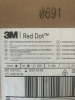 3M Red Dot ECG Electrode 2570 (Foam Backing), Case of 1000 - NEW