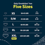 Goodnites Girls Nighttime Underwear L (68–95 lbs) 11 Ct – Bedwetting Protection